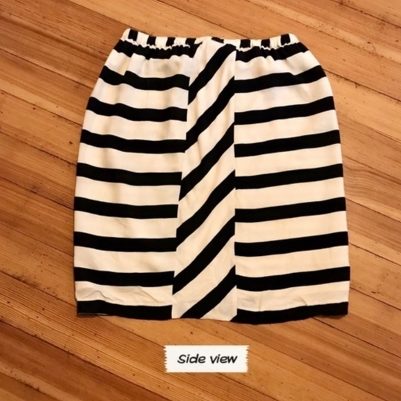 Broadway and Broome for Madewell Striped Skirt - Picture 4 of 6